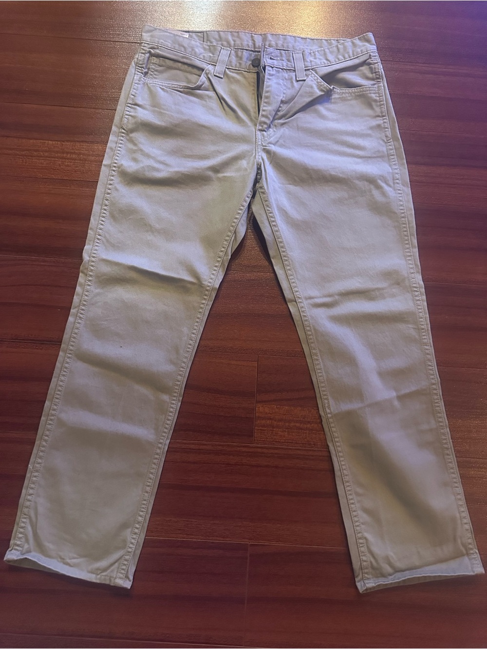 Levi's 511 Slim Straight Jeans in Light Khaki